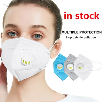 

24H Ship 10PCS Mask PM2.5 Four Layers Face Mask Adult Anti-fog Dustproof Mask Non-Woven Fabrics Mask