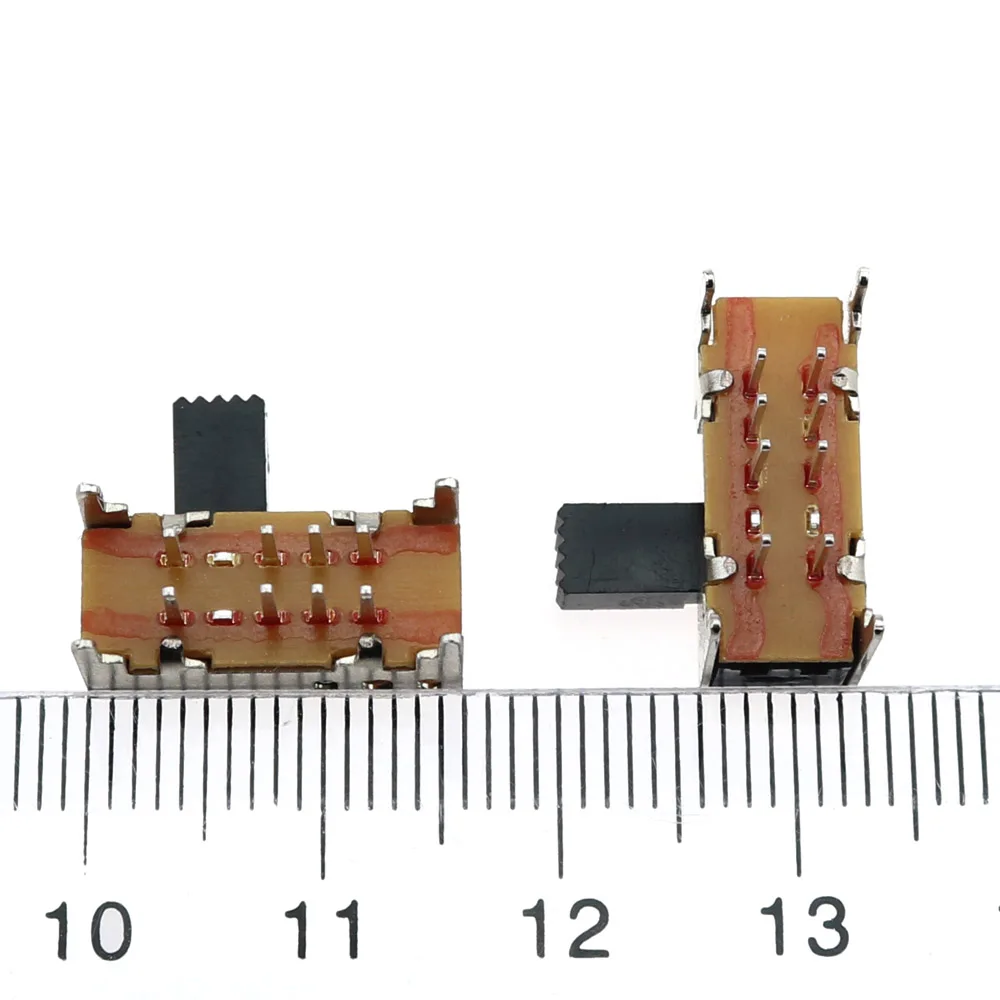 10個のスライドスイッチスライドギア変動バンド3ファイル水平