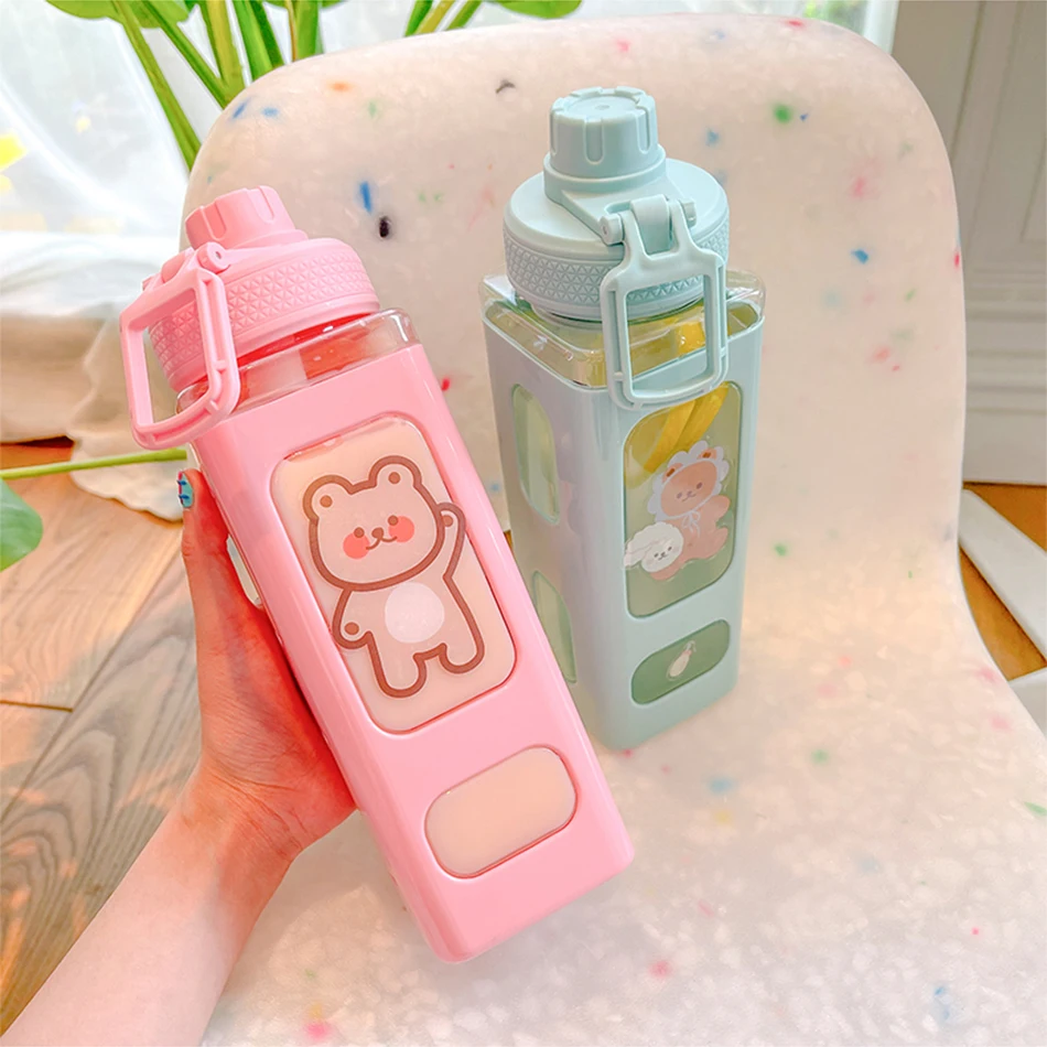 Kawaii Pastel Transparent Style Bottle - Limited Edition