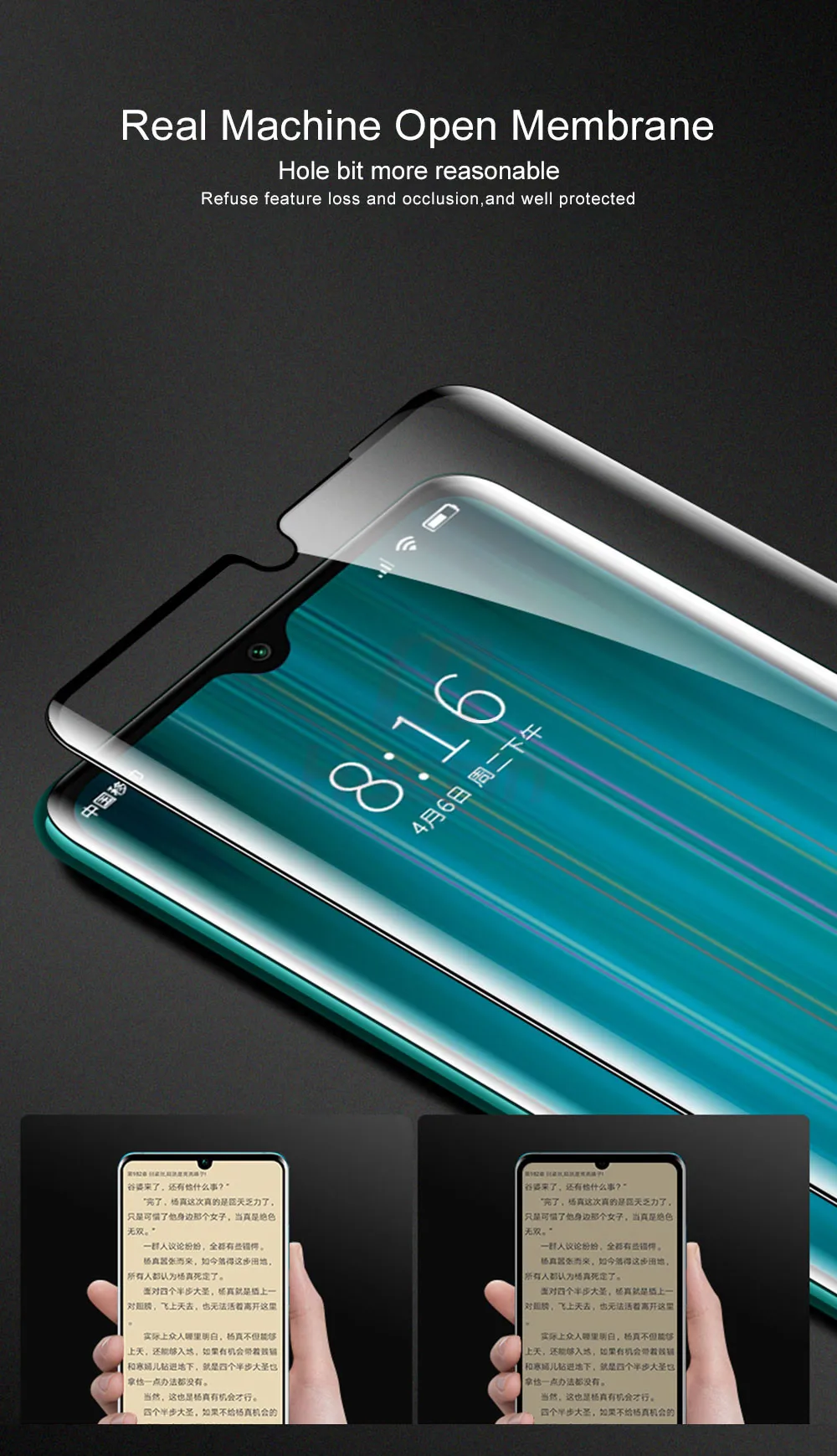 Hacrin телефон стекло для Xiaomi Redmi Note 8 закаленное стекло полное покрытие Взрывозащищенная защитная пленка для экрана для Redmi Note 8 Pro