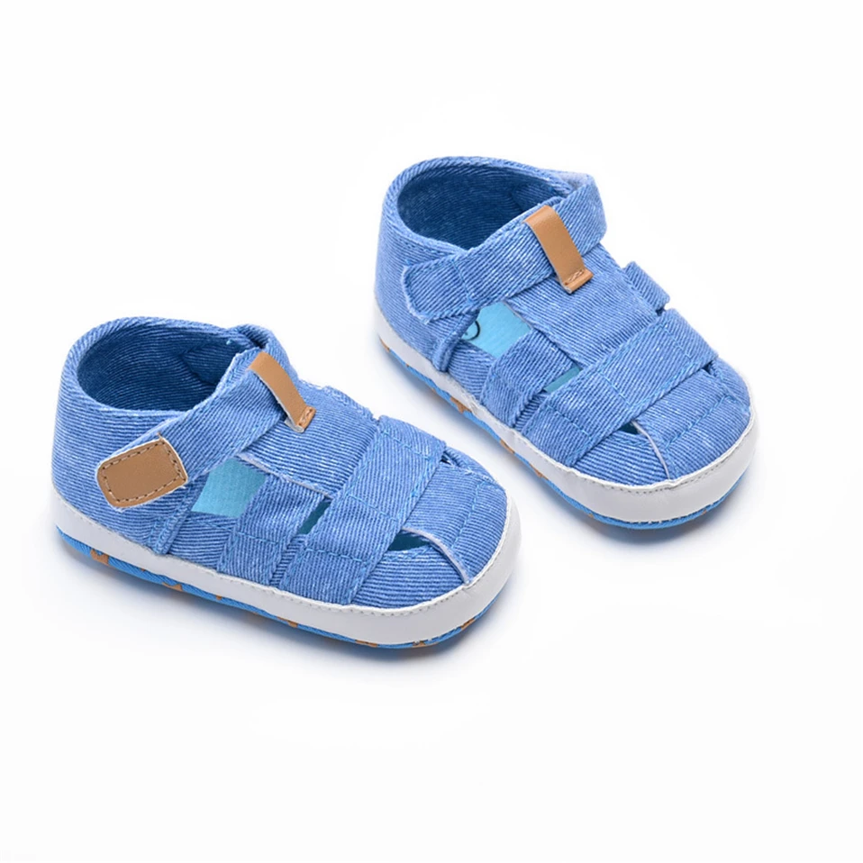Baby Canvas Sandal For Baby Boys Girls Spring Summer Soft Bottom Anti-Slip Pre-Walker New First Walker Infant Toddler