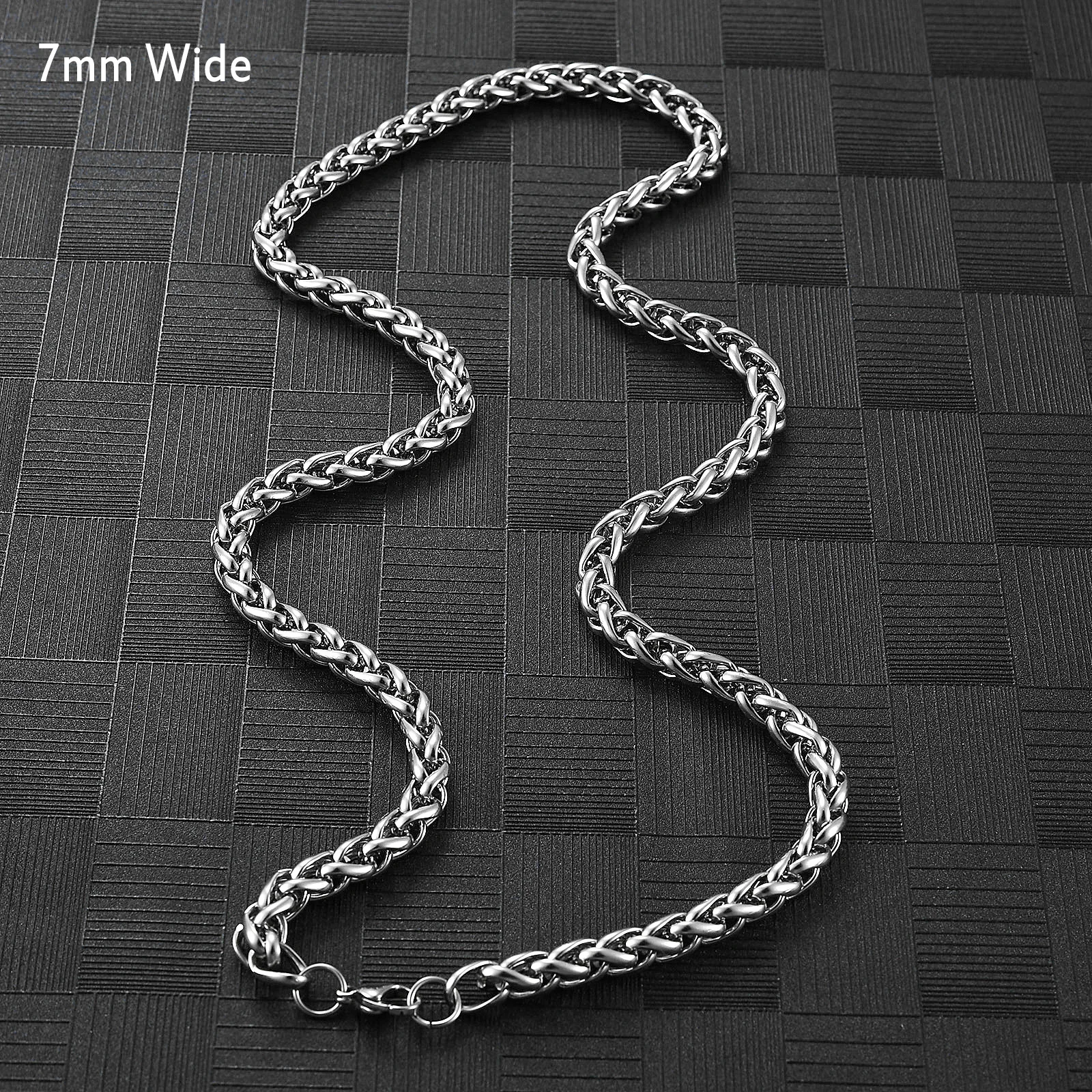Stainless Steel Necklace Chain Choker Jewelry Accessories for Men Women