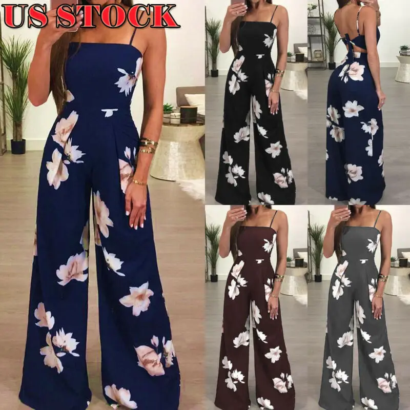 Rompers 2019 Summer new Women Casual Loose Cotton Jumpsuit Sleeveless Backless Playsuit Trousers Overalls Rompers 2019 Summer new Women Casual Loose Cotton Jumpsuit Sleeveless Backless Playsuit Trousers Overalls