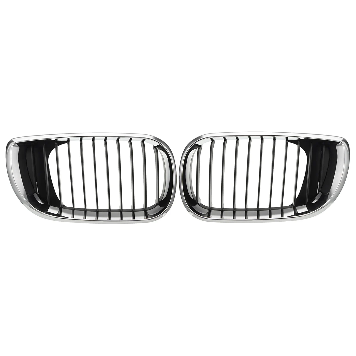 Решетка для капота Передняя хромированная 4DR 2 шт. BMW E46 3 Series 2002 2003 2004 2005
