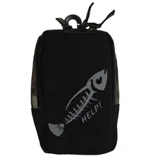 ILURE наружная рыболовная маленькая посылка, рыболовная леска, колесная посылка, сумка для переноски, черный камуфляж