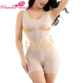 

WonderBeauty Fajas Colombianas Reductora Full Body Shapers Slimming Shaperwear Overbust Postpartum Recovery Bodysuit Waist Shape