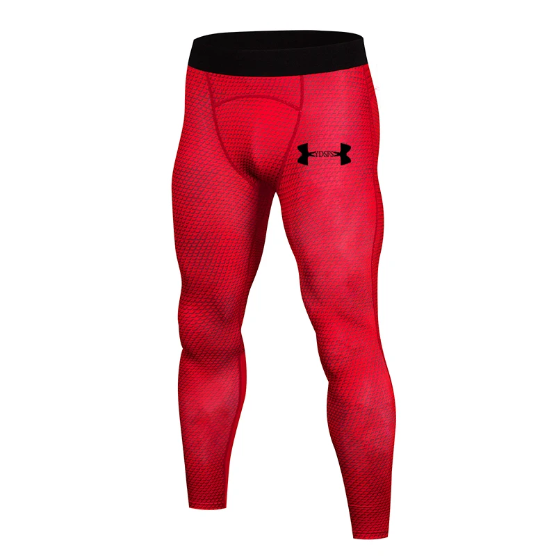 Осенние брендовые компрессионные обтягивающие штаны для бега, мужские спортивные Леггинсы MMA, спортивная одежда для фитнеса, длинные штаны для тренажерного зала, мужские Бегуны