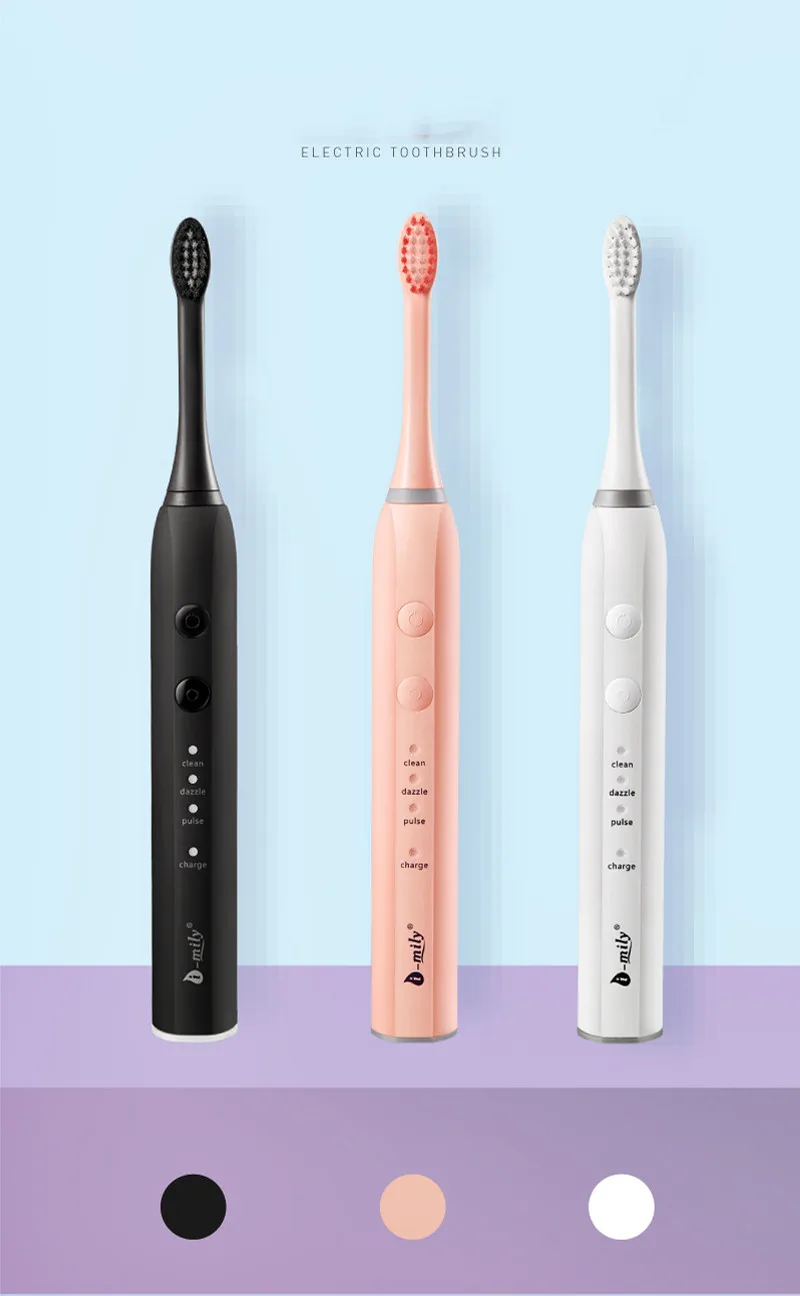 Escova de Dentes Sonic Onda Recarregável Qualidade Superior Inteligente Chip Cabeça Substituível Clareamento Saudável Melhor Presente! 12 Beleza e saúde