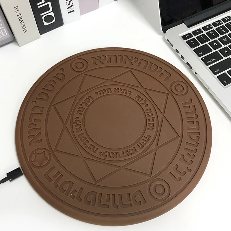  Qi Magic Array Wireless Charger Qi Wireless Fast Charger 5W 10W Mouse Pad with voice for IPhone X f - 4000608043015