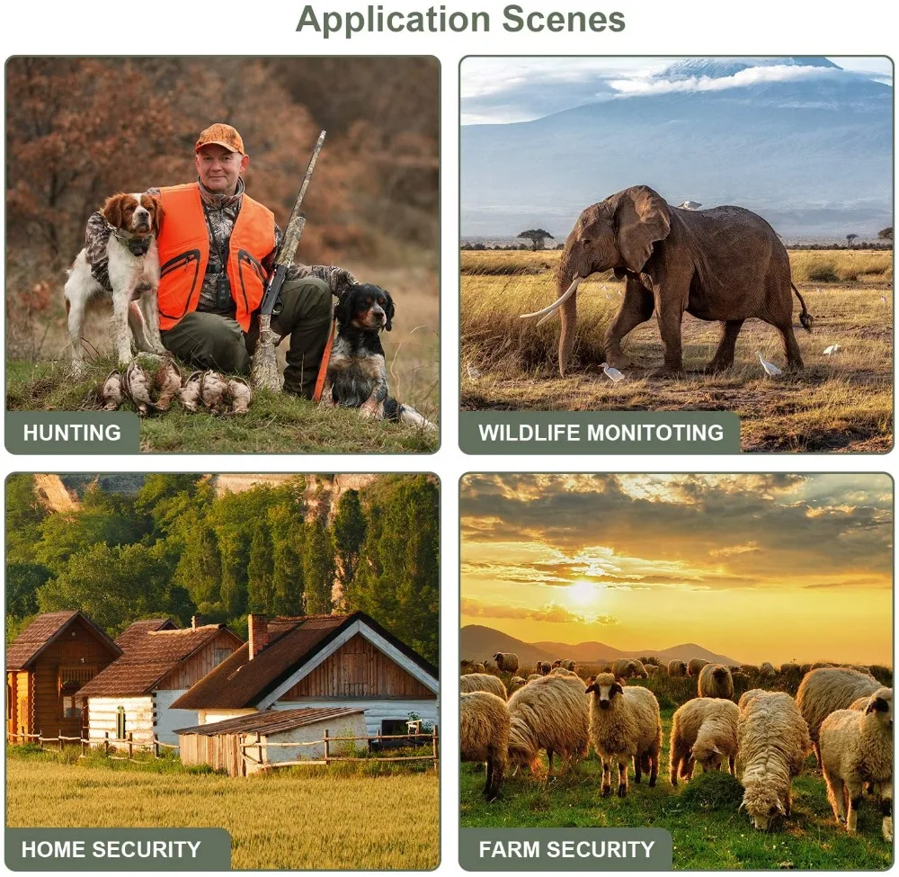 Mini Trail Camera Hunting Game 12MP 1080P Outdoor Wildlife Scouting Camera with PIR Sensor 0.45s Fast Trigger (13)