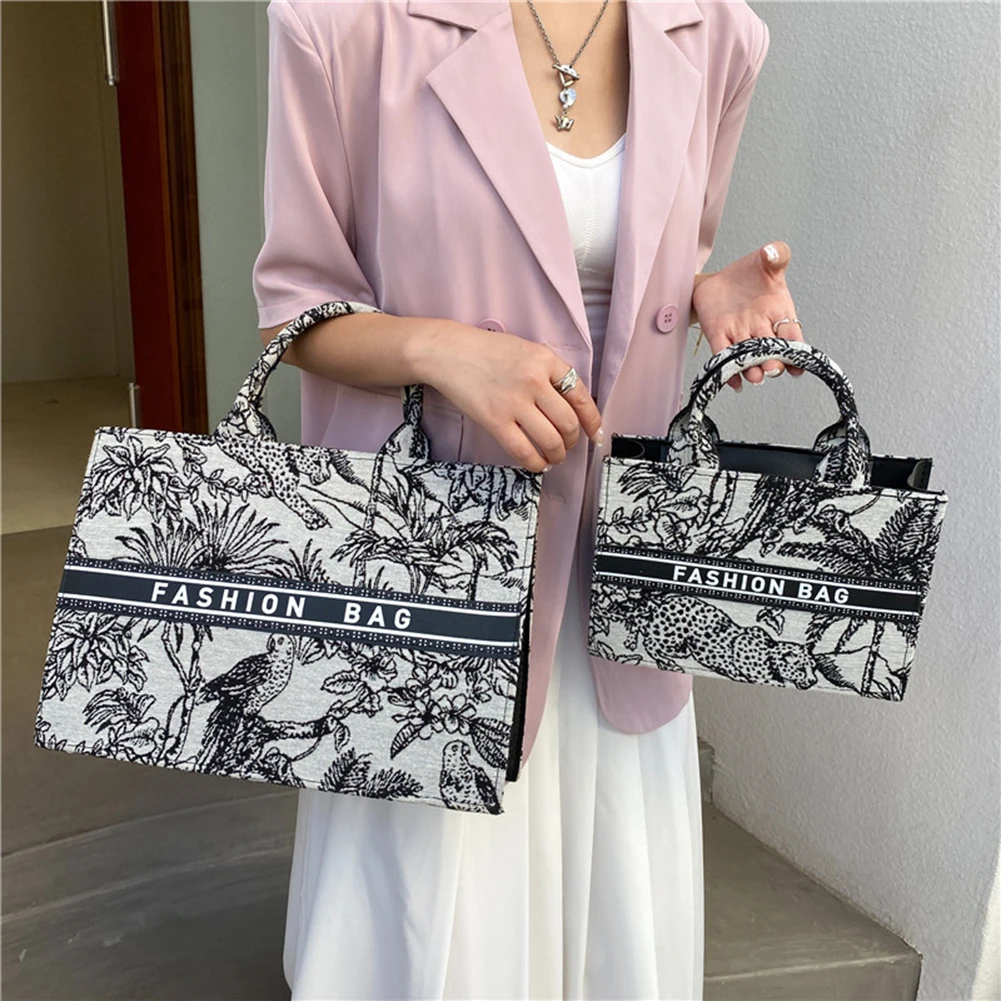 Women Bag Canvas Tote Bag Letter Casual Hasp Soft Shoulder Bag Handbag Purse  High-capacity Graffiti Bag Euro-america Style - Top-handle Bags - AliExpress