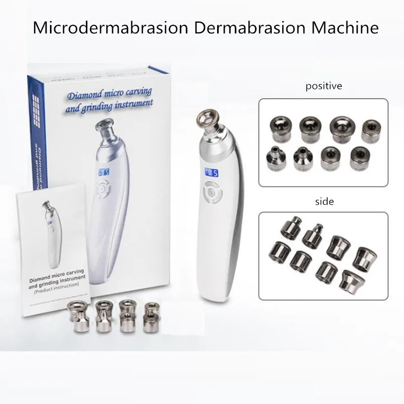 Ansigtshudpleje Skønhedsapparat Hud Diamant Dermabrasion Fjernelse Ar Acne Pore Peeling Machine Massager Microdermabrasion_voghion.com