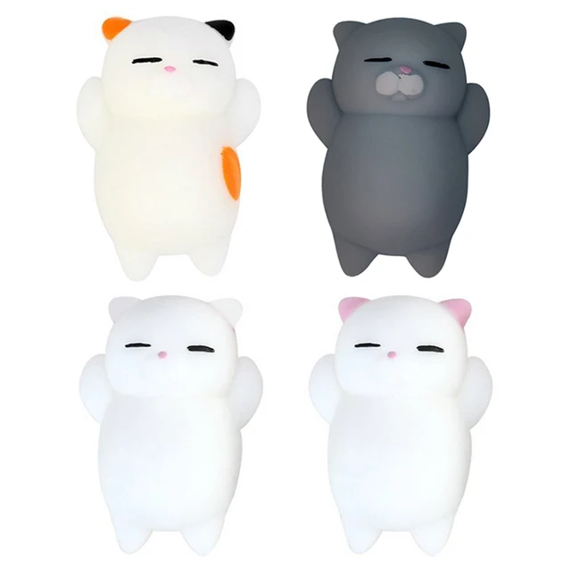 Squishy Toy Cute Mini Kawaii Cat Antistress Ball Squeeze Toys Abreact Soft Sticky Stress Relief Toys Funny Vent Gift 2
