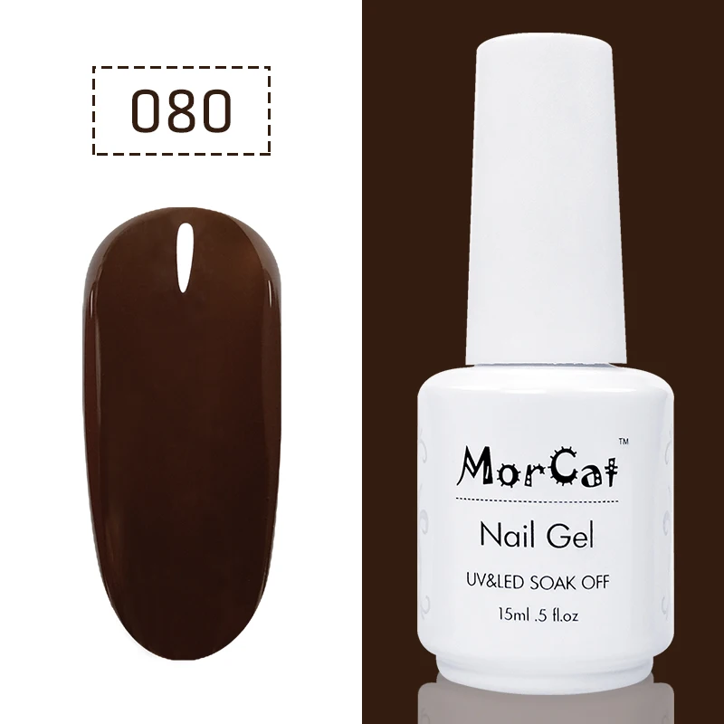 Гель-лак для ногтей MorCat Nude 15 мл УФ-гель для ногтей замачиваемый бежевый цвет покрытие ногтей полуперманентный УФ-гель лак - Цвет: 080