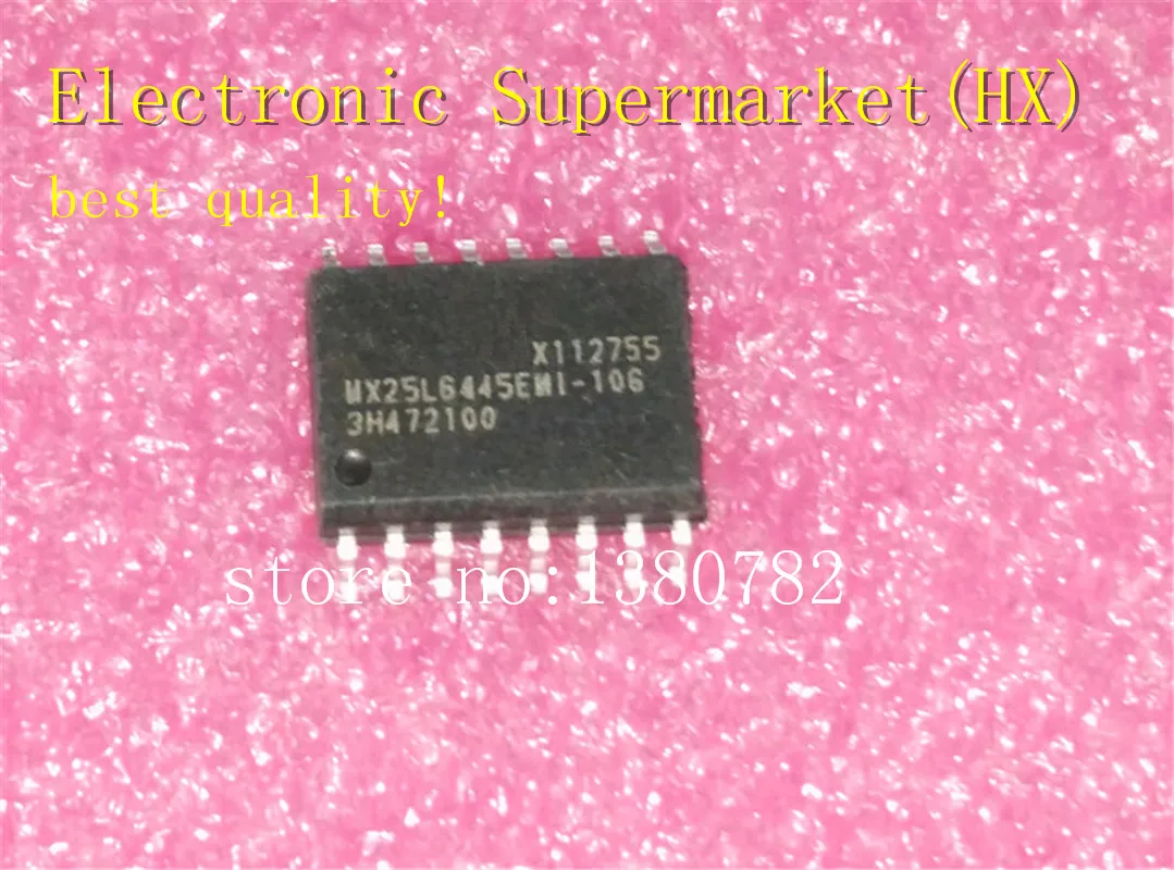 Бесплатная доставка 10 шт./лот mx25l6445emi-10g mx25l6445emi СОП-16 новый оригинальный IC В наличии