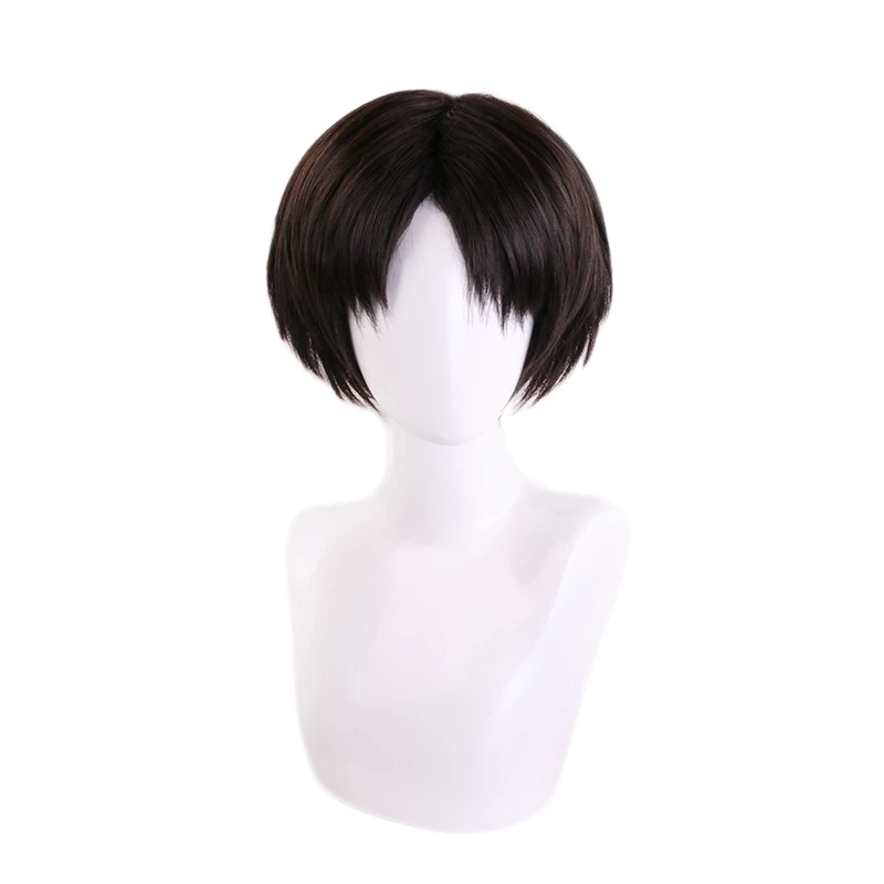 

Killing Stalking Yoon Bum Yoonbum Short Black Heat Resistant Synthetic Hair Peluca Anime Cosplay Costume Wig + Wig Cap