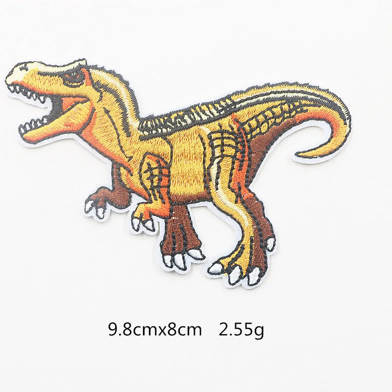XINAHER динозавр вышивка нашивки для одежды DIY полосы Аппликации Наклейки для одежды Железный На значки животных