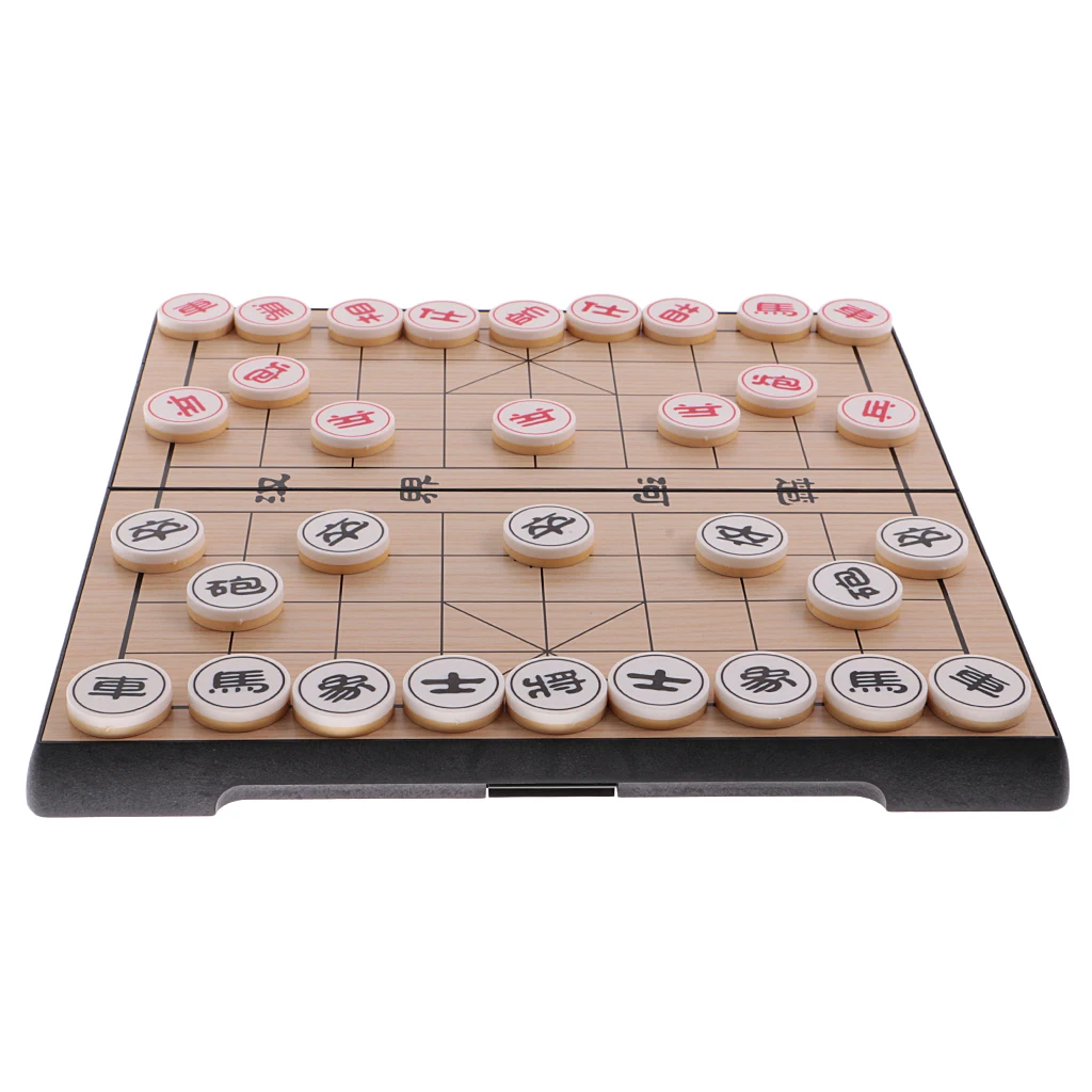 Магнитные китайские шахматы шашки Xiangqi шахматы набор для семейной игры путешествия