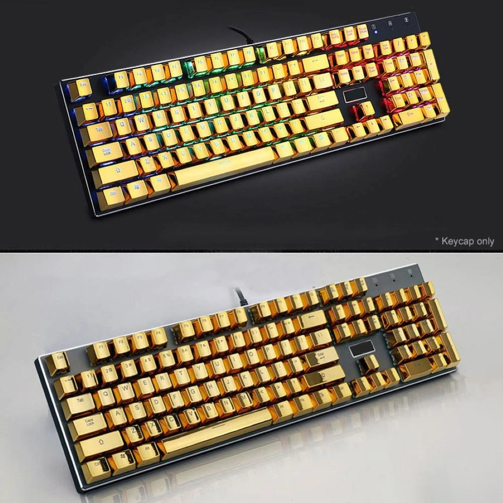 1Pcs Universele Pbt 104 Toetsen Backlit Mechanische Toetsenbord Keycap Diy Toetsenbord Accessoires Voor Cherry, Kailh, Gateron Replacementt|Toetsenborden|