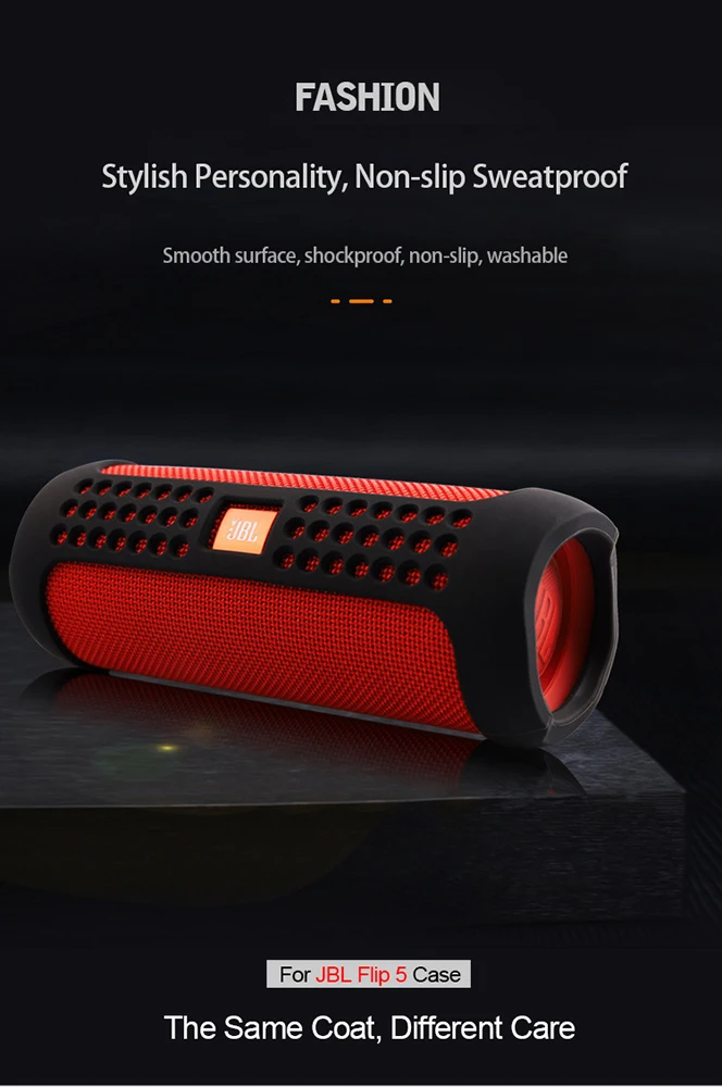 Силиконовый защитный чехол для переноски с полым дизайном для JBL Flip 5, аксессуары для Bluetooth динамиков, чехол для хранения в дороге, чехол