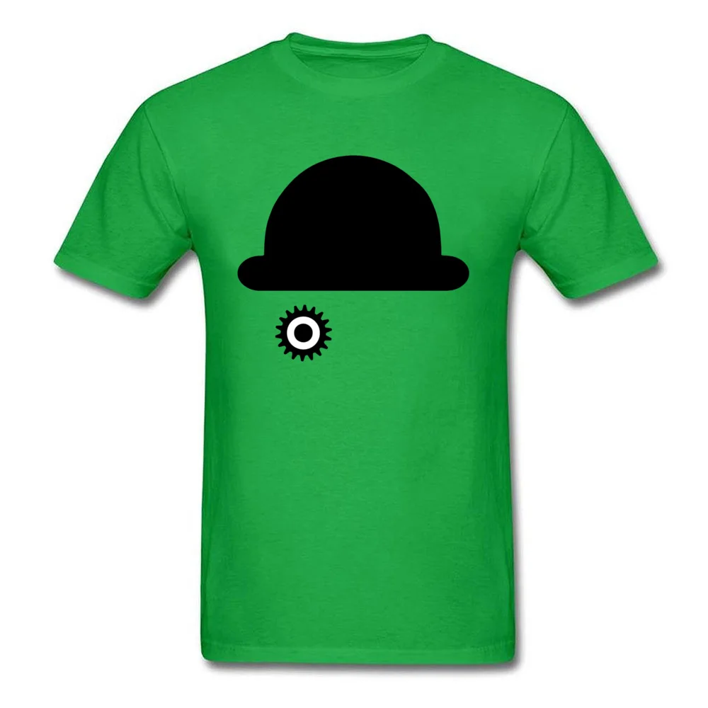 Black Hat T-shirt Crazy Men's Clockwork Orange Alexander Alex Logo Green T Shirts Cotton Simple Cartoon Print | Мужская одежда