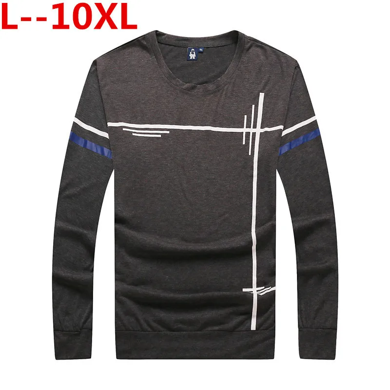 Мужская футболка с длинным рукавом размеры 10XL 8XL 6XL | одежда