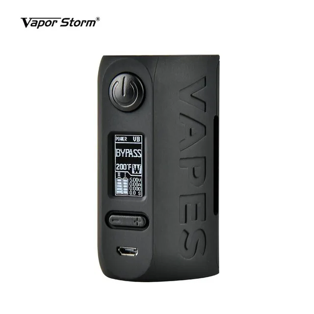 Оригинальный боксмод Vapor Storm 200 Вт бокс мод NI TI SS316 TCR режим ByPass электронной