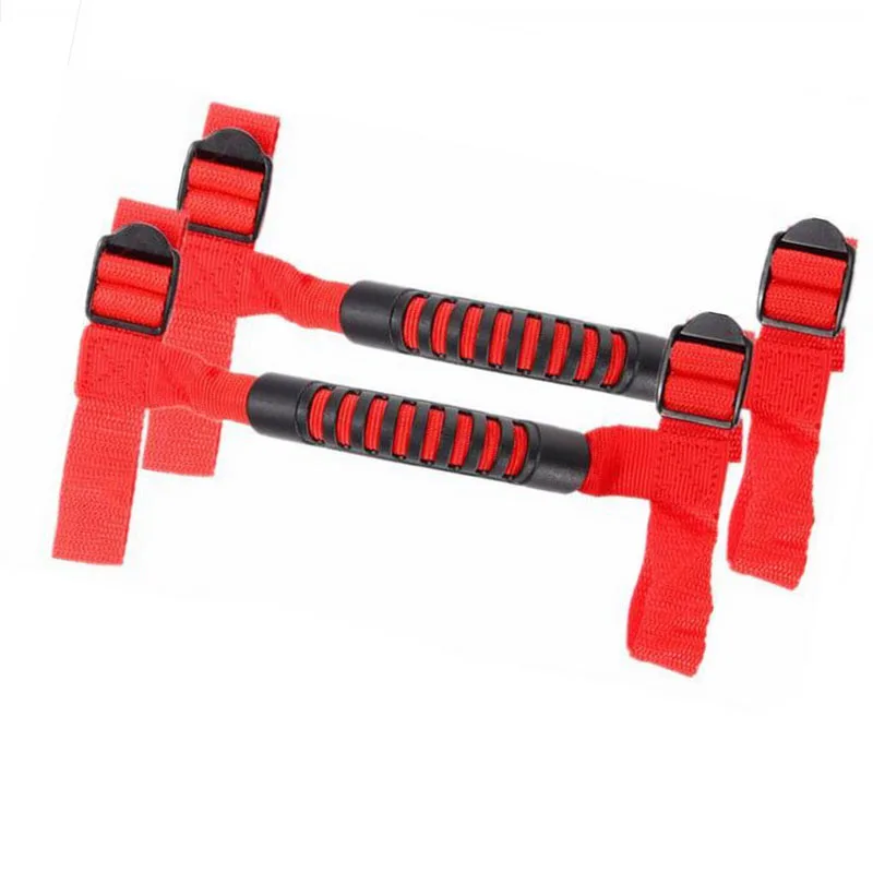 

Belt For Jeep Wrangler Auto Car Interior Parts Accessories 4PCS/2PCS Handrail Universal Roll Bar Cages Grab Handle Narrow Handle