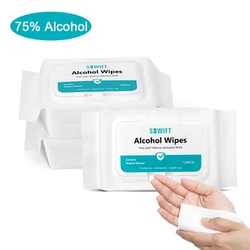 

360pcs Alcohol Disinfectant Wipes 75% Alcohol Wipes Alcohol Wipes Disposable Sterilization Wipes for Antiseptic Skin Cleaning