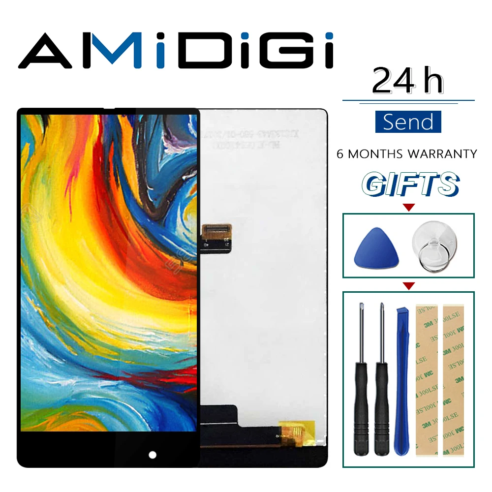 Для 5 дюймового ЖК дисплея UMIDIGI Crystal + сенсорный экран дигитайзер стеклянная