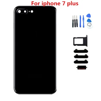 

10pcs For iphone 7 plus Housing Metal Back Battery Cover Middle Chassis Frame Back Door Battery Case No Flex Replacement Part