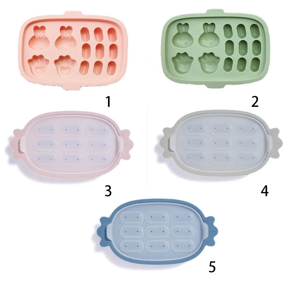 Moules en silicone pour aliments pour bébés, outils de cuisson, grignoteuse,  mangeoire, gadgets de cuisine, plateaux à grignoter, stockage des aliments,  congélateur