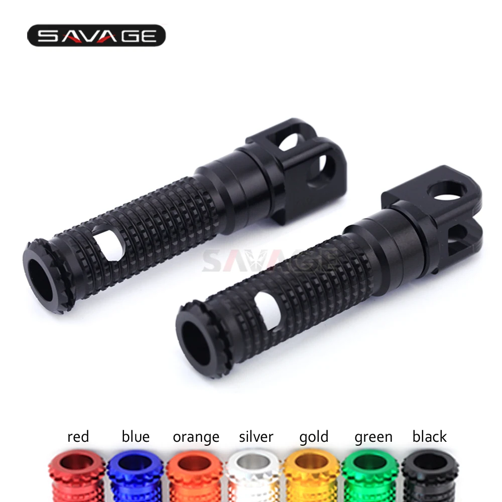 Front Footrest Foot Pegs For KAWASAKI GTR1400 CONCOURS 14 ZZR 1400 1200 600 ZX12R ZX14R ER6N ER6F Motorcycle Rider Footpegs Rest |