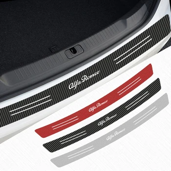 

Rear bumper car trunk stickers auto style car tuning accessories for alfa romeo 159 147 156 giulietta sp myth protection styling
