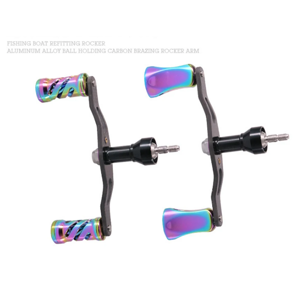 

Spinning Carbon Reel Handle Eging Light Game For Daiwa Fuego Luvias Caldia LT 110mm 115mm Double Handle