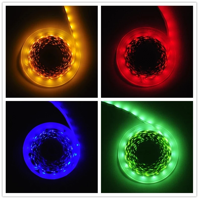 LED Strip Light RGB 2835 Flexible Lamp Tape Diode USB Cable 3 Key Control DC5V 1M 2M 3M 4M 5M Desk Screen TV Background Lighting