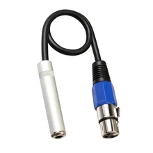 Микрофонный кабель аудио кабель, 6,35 мама к 3-Pin XLR мама Джек кабель, 0