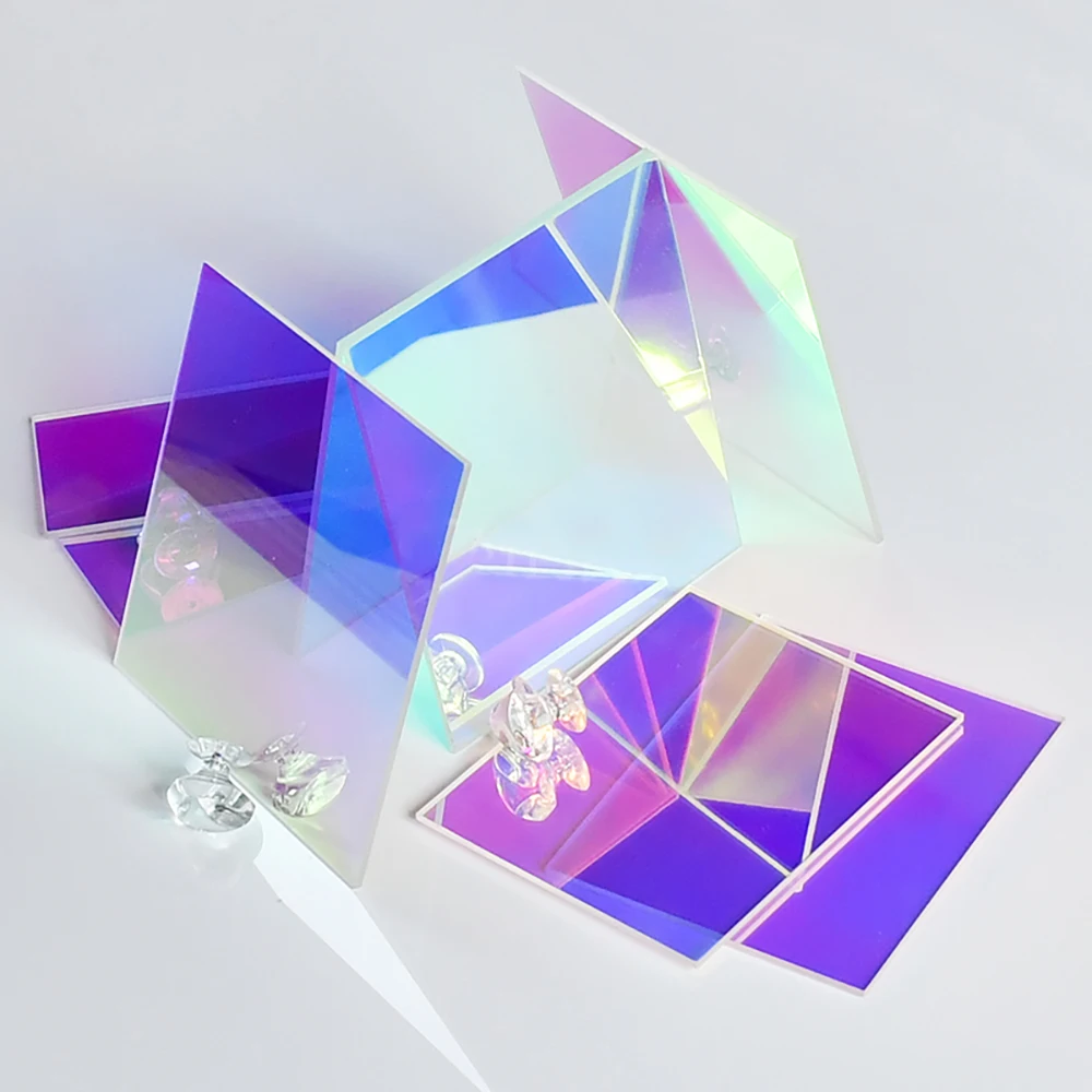 Colorful Mirrors Irregular Acrylic Sheet Glass Hotel Decorative Lens Not  Easy To Broken Peel And Stick