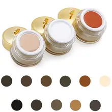 10 г растительные пигментные краски, полуперманентные чернила для бровей, подводка для глаз, гель-крем, смешанные цвета, тату, макияж, искусство, краски, принадлежности, инструменты