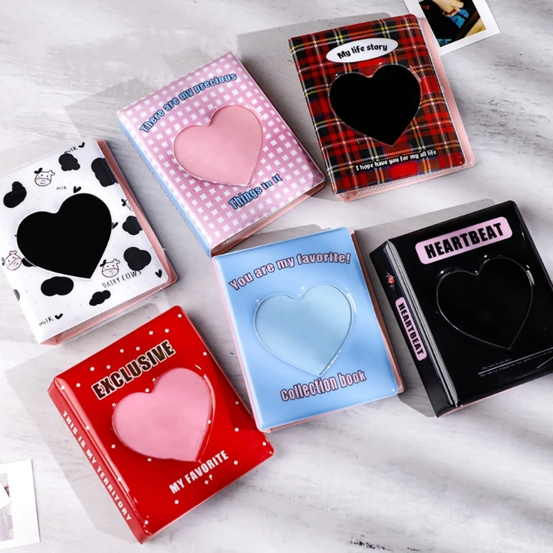 Mini Photo Album 3inch Photos Capacity Picture Case Container for Home Outdoor Traveling Photography Card J27 21