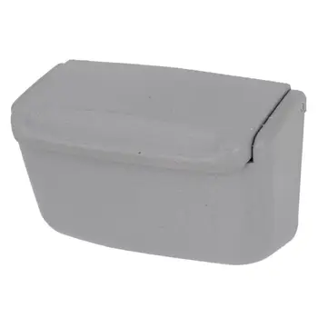 

Gray plastic car ashtray smoke-free, rectangular