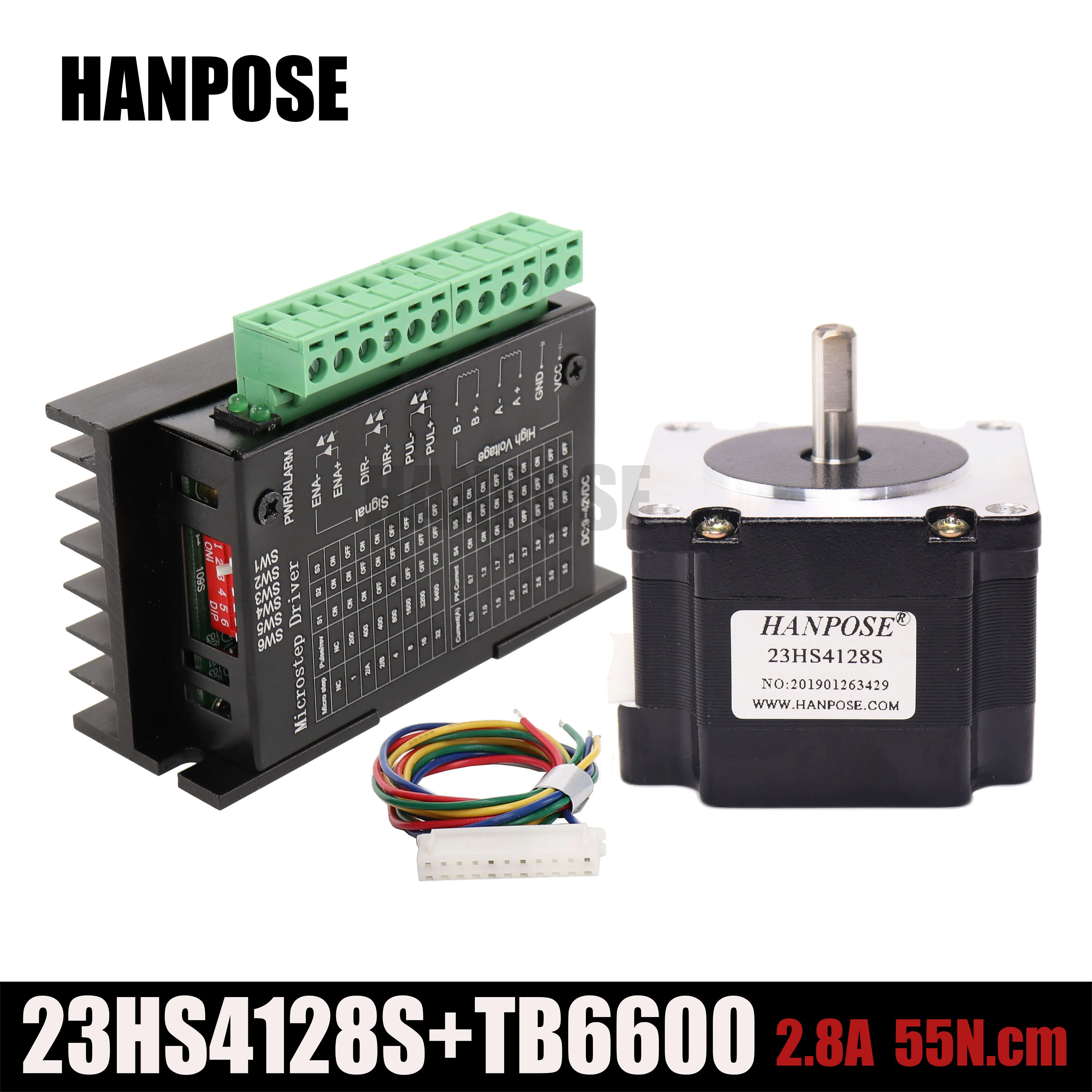 23HS4128S Tb6600 обновление 57 Драйвер шагового двигателя контроллер двигателя 2.8A плата привода плата модуля