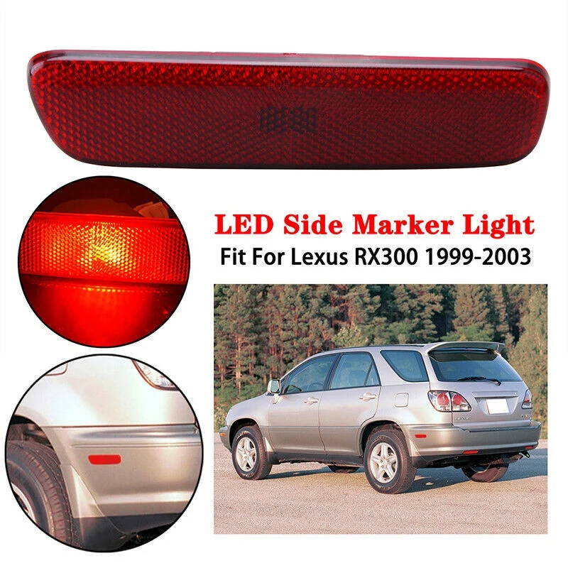 Lexus RX300 9903 front and rear lights for bumper side intermittent
