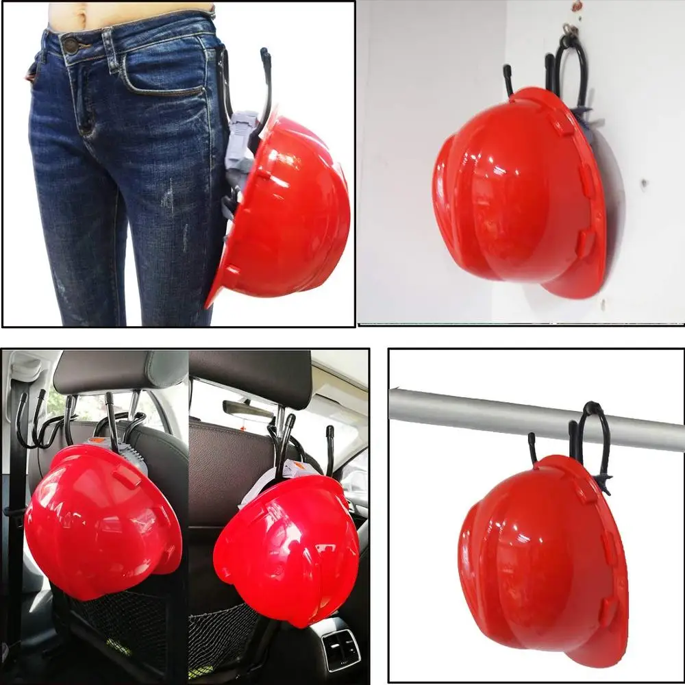 Adjustable Steel Over The Seat Hard Hat Rack — Fire Chief Helmet