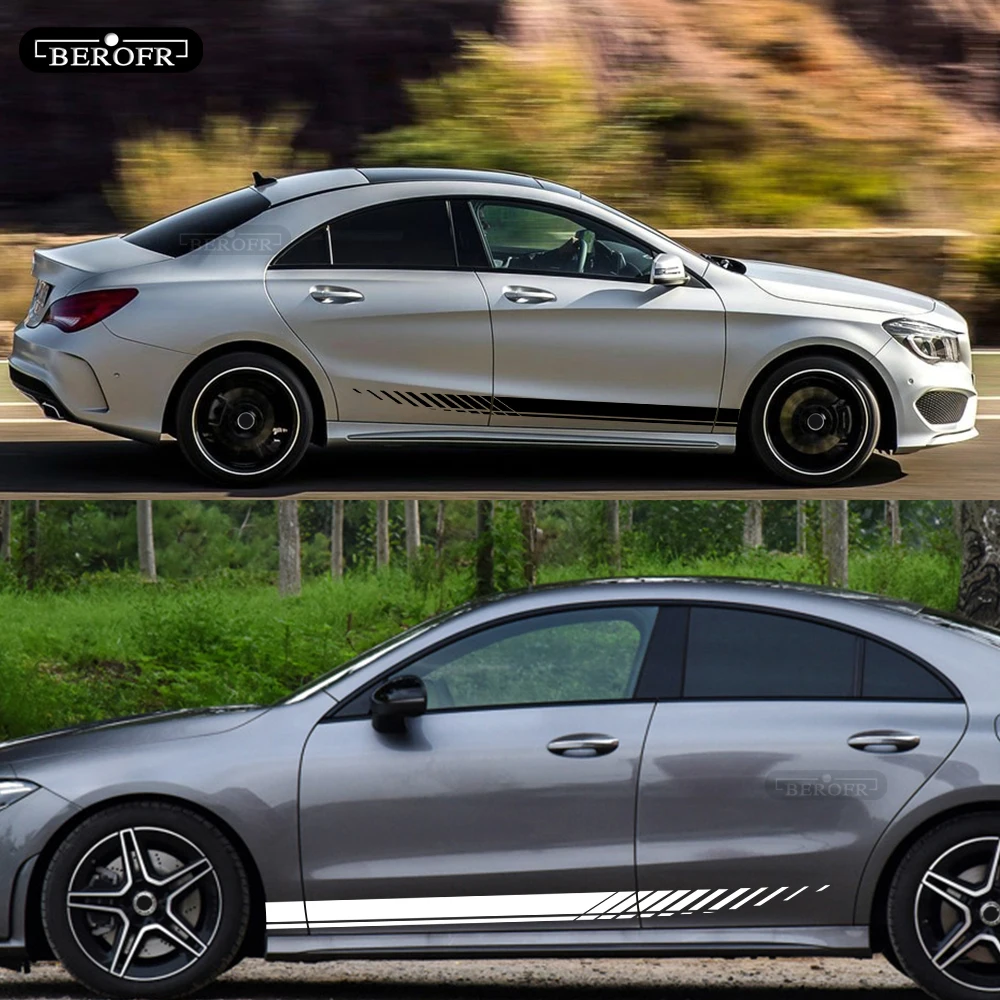 Car Door Side Stripes Sticker Edition 1 Style Decals for Mercedes Benz CLA  Class W117 C117 X117 CLA45 CLA180 CLA200 CLA250 AMG