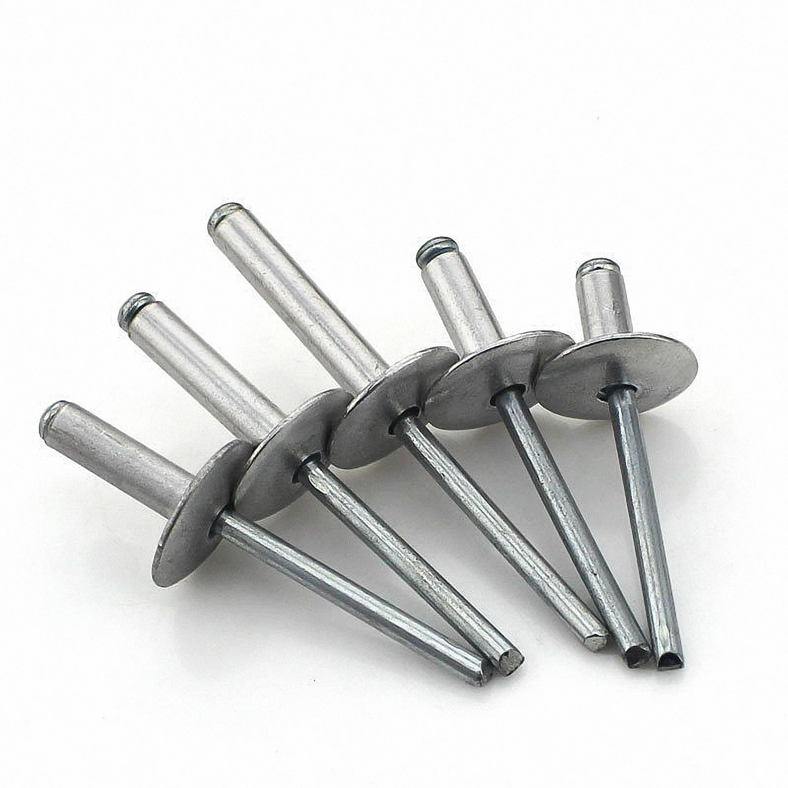 10/20/30/50pcs M5 Aluminium Extra Large Flange Head Pop Rivets Dome
