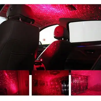 

Auto Car Interior accessories Atmosphere Red Light USB Light LED Modeling Light Car Ambient Light Neon Car Interior Light