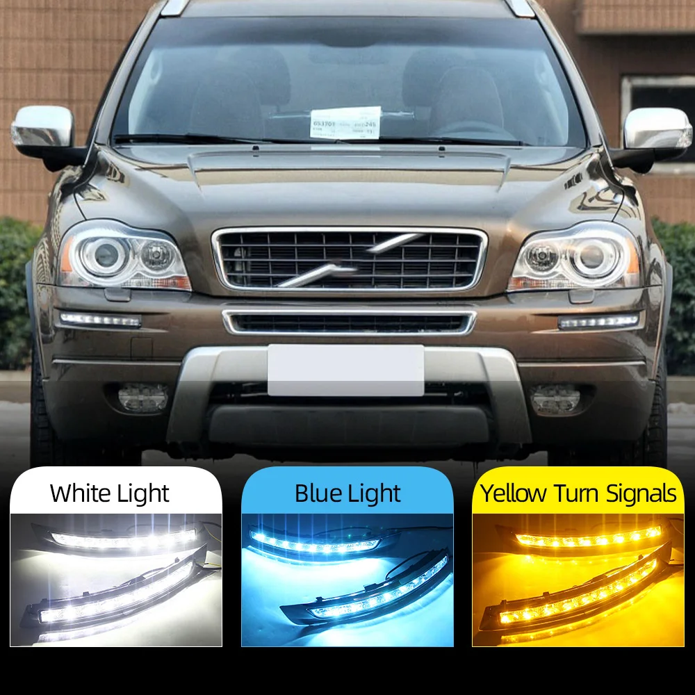 Дневные ходовые огни CSCSNL для VOLVO XC90 2007-2013 1 пара дневсветильник указатели поворота