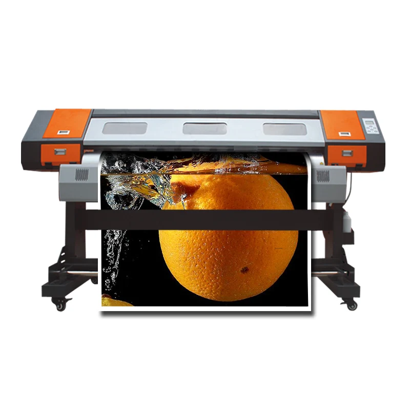 

1.6m solvent based inkjet printer high speed large picture solvent printer one dx7 head eco solvent printer
