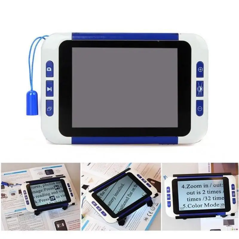 

3.5 Inch 32X Zoom Handheld Portable Video Digital Magnifier Electronic Reading Aid Pocket-Sized Camera Video Magnifier